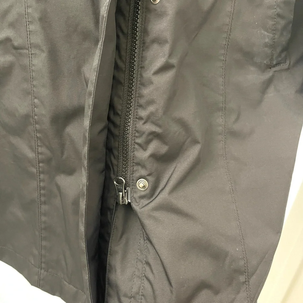 Eddie Bauer Black Trench Coat - Picture 6 of 11